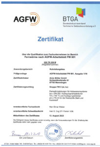 AGFW Zertifikat
