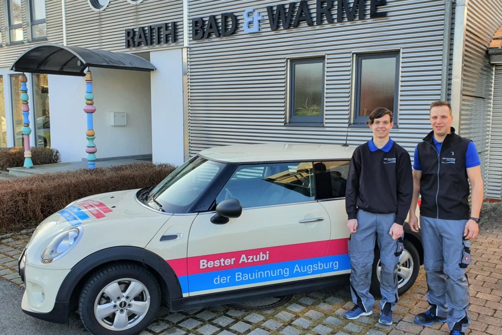 Monats | Luca Neumann Schicker Flitzer für Azubi des Monats | Luca Neumann