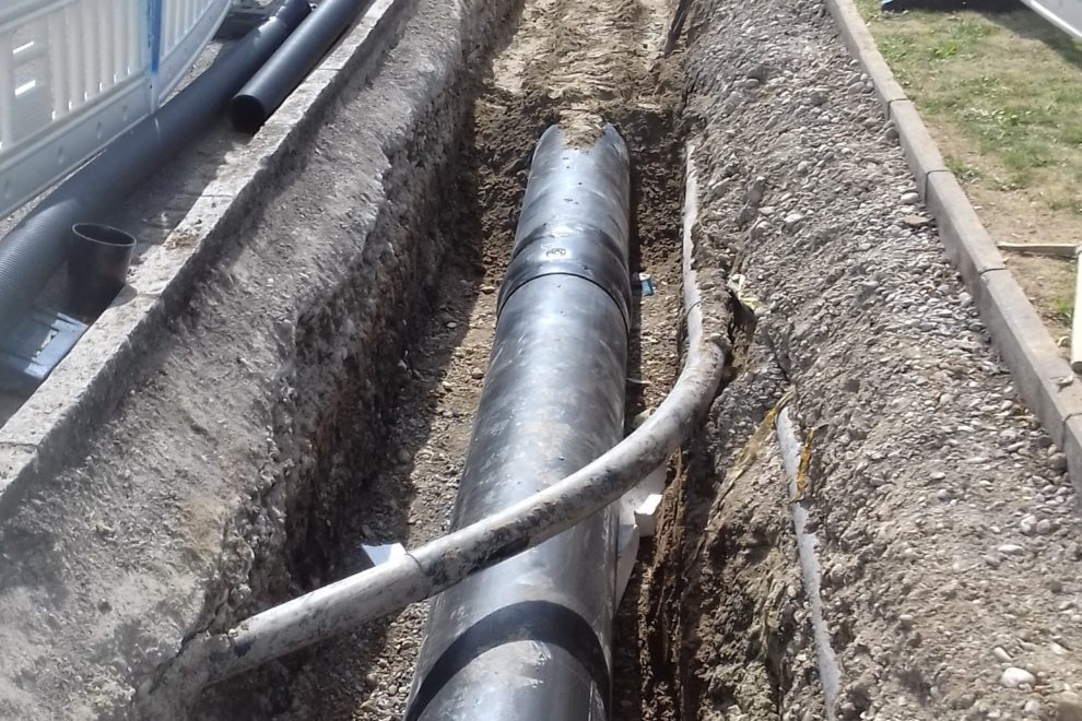 Expansion of local heating network Memmingen Werner Wohnbau