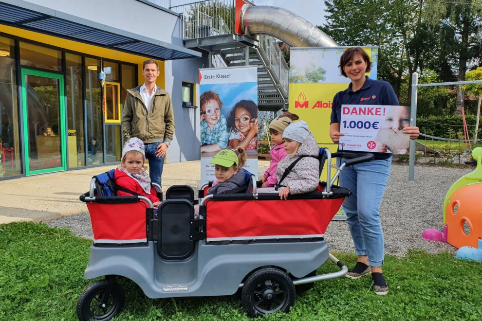 Alois Müller GmbH spendet an Kinderhaus der Johanniter Alois Müller GmbH spendet an Kinderhaus der Johanniter