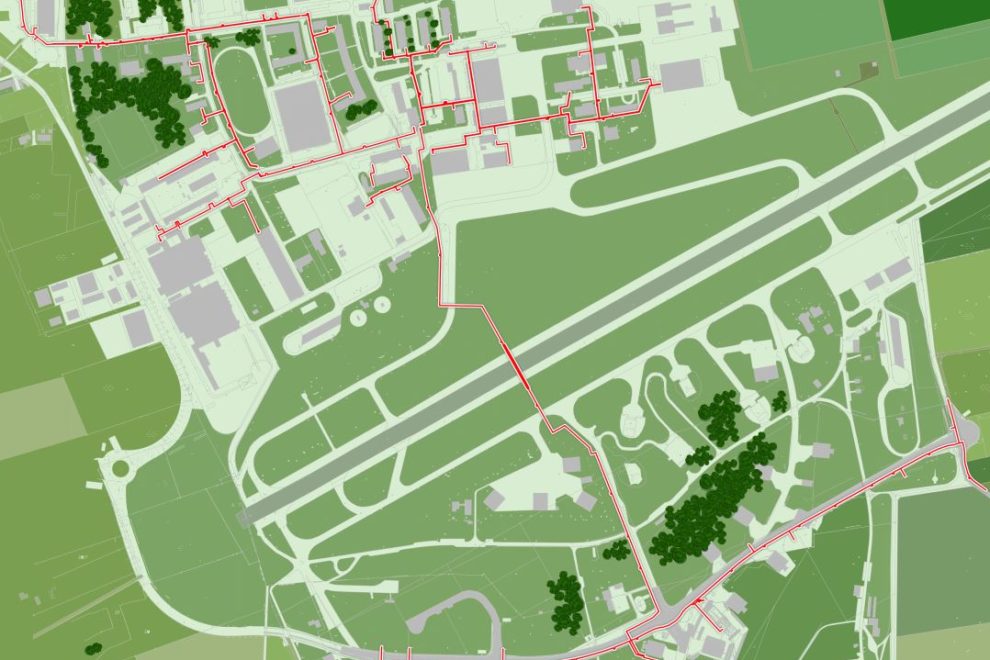 Gesamtplan Fernwärme Allgäu Airport
