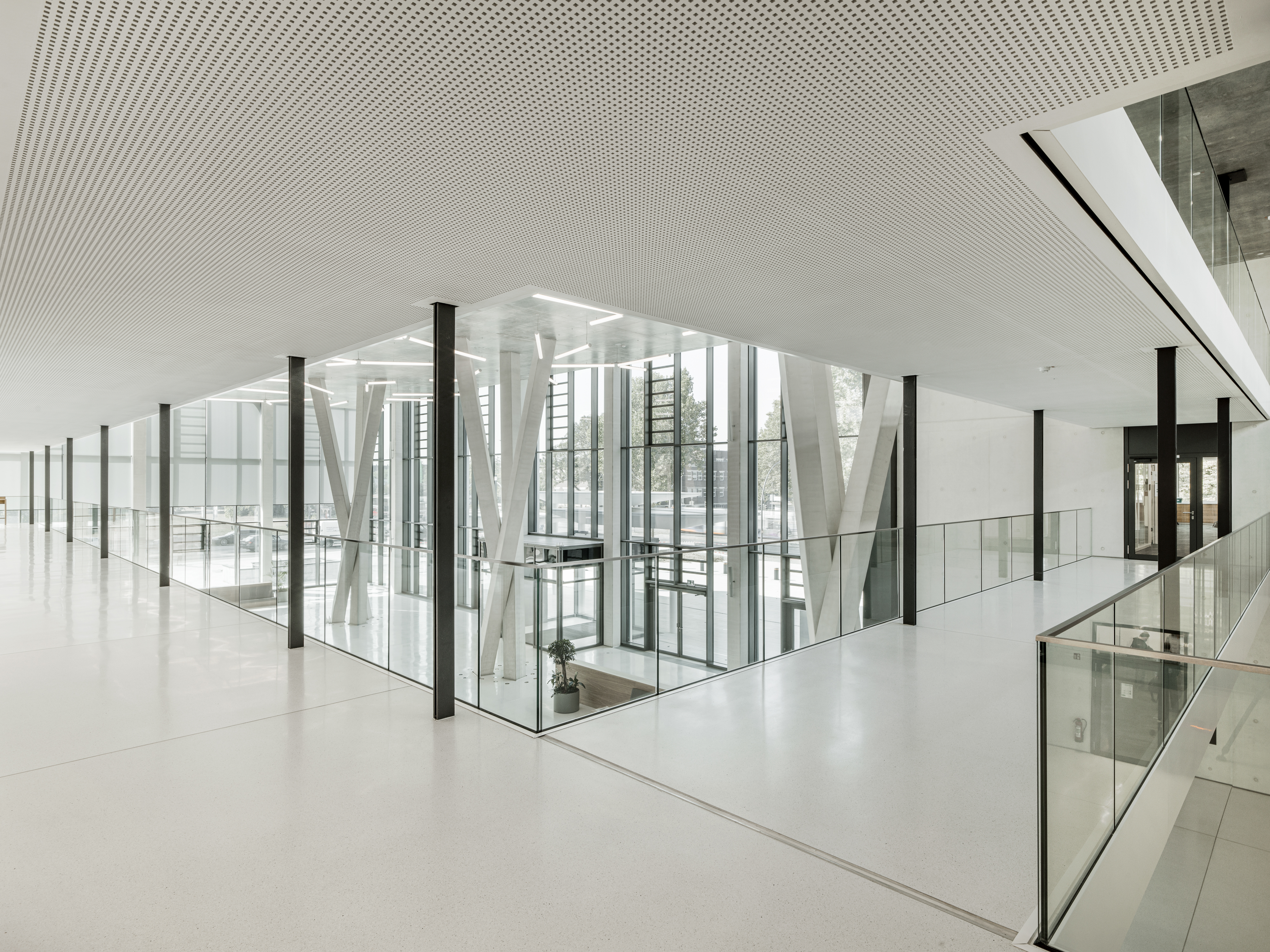 Foyer im neuen Headquarter der HeidelbergCement AG.