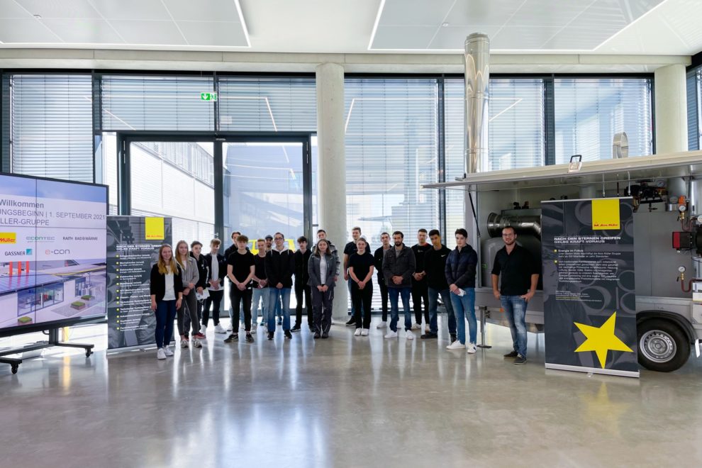 Ausbildungsstart bei der Alois-Müller-Gruppe.