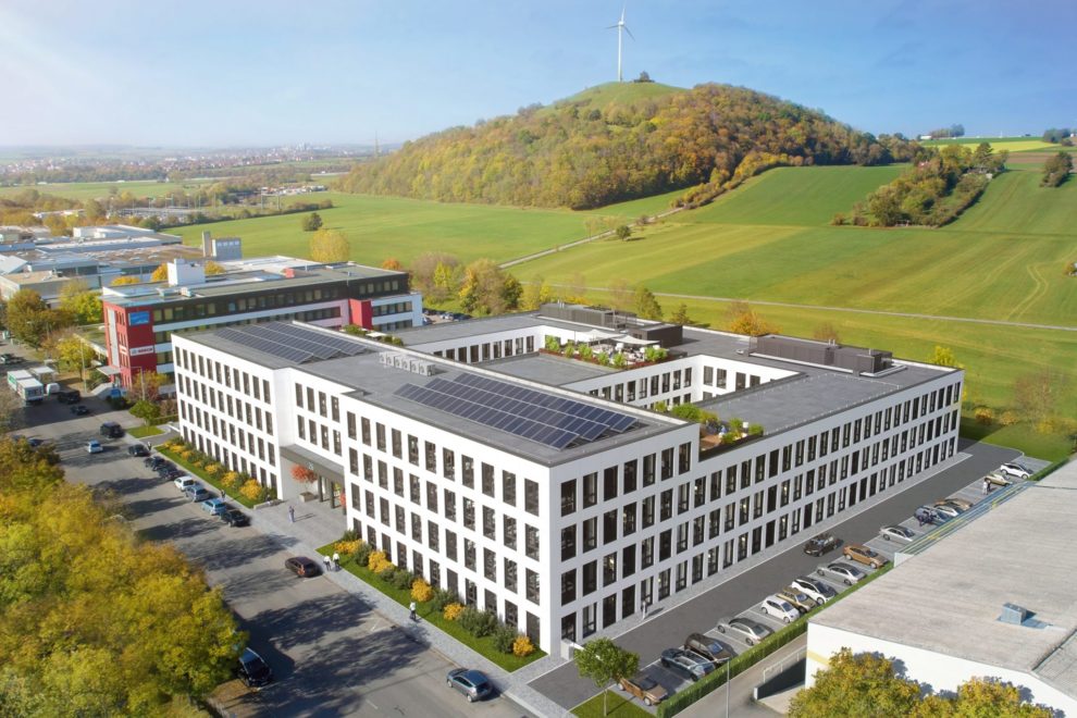 Visualisierung für das neue Büroquartier MO | 26 in Stuttgart-Weilimdorf