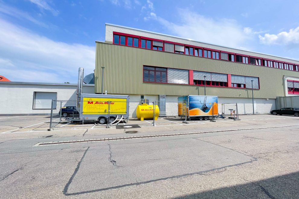 allcop Heizmobil und Frischwasserstation