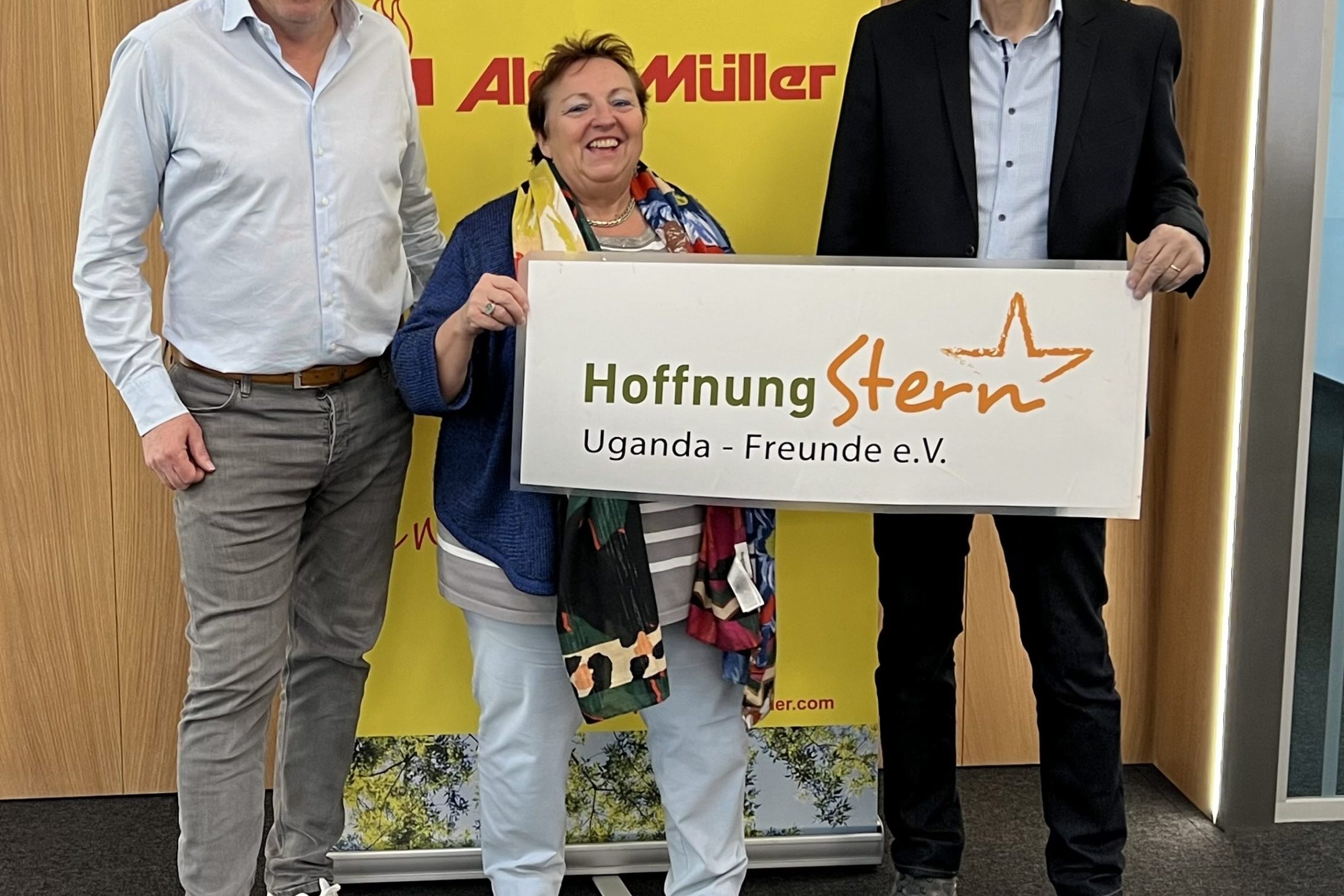 Firma Alois Müller spendet 5.000 Euro an Uganda Freunde e.V.