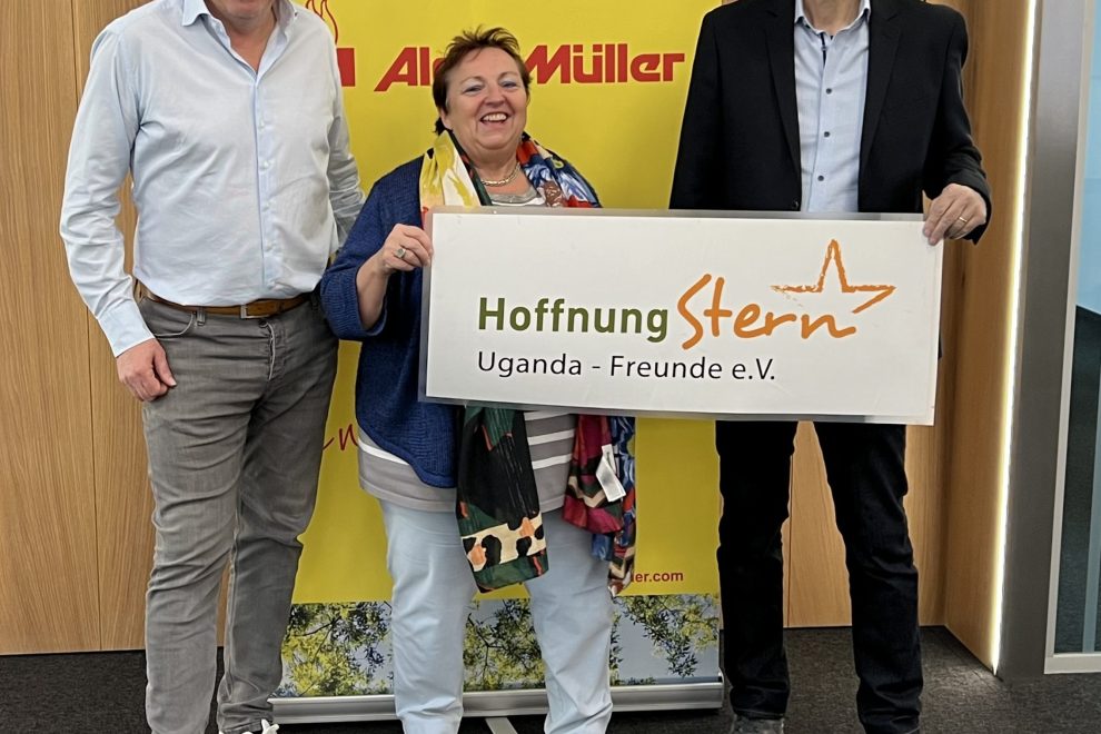 Firma Alois Müller spendet 5.000 Euro an Uganda Freunde e.V.